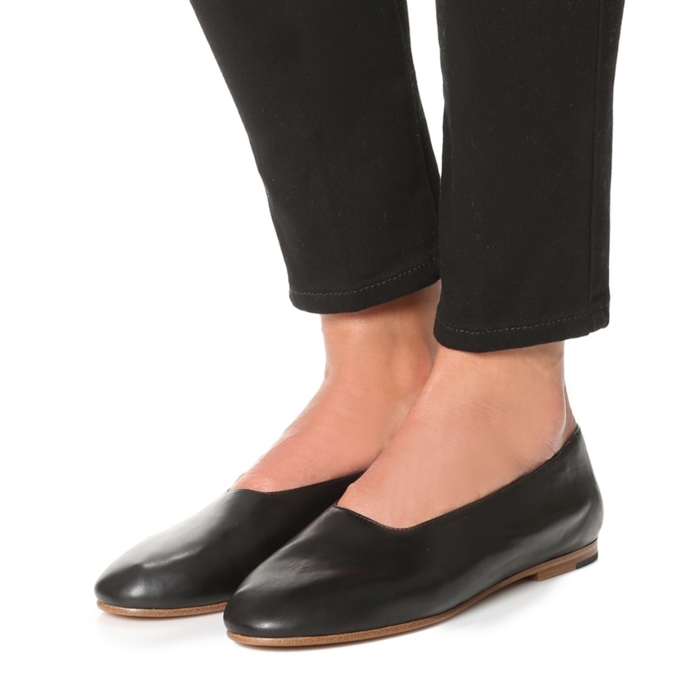Vince leather flat